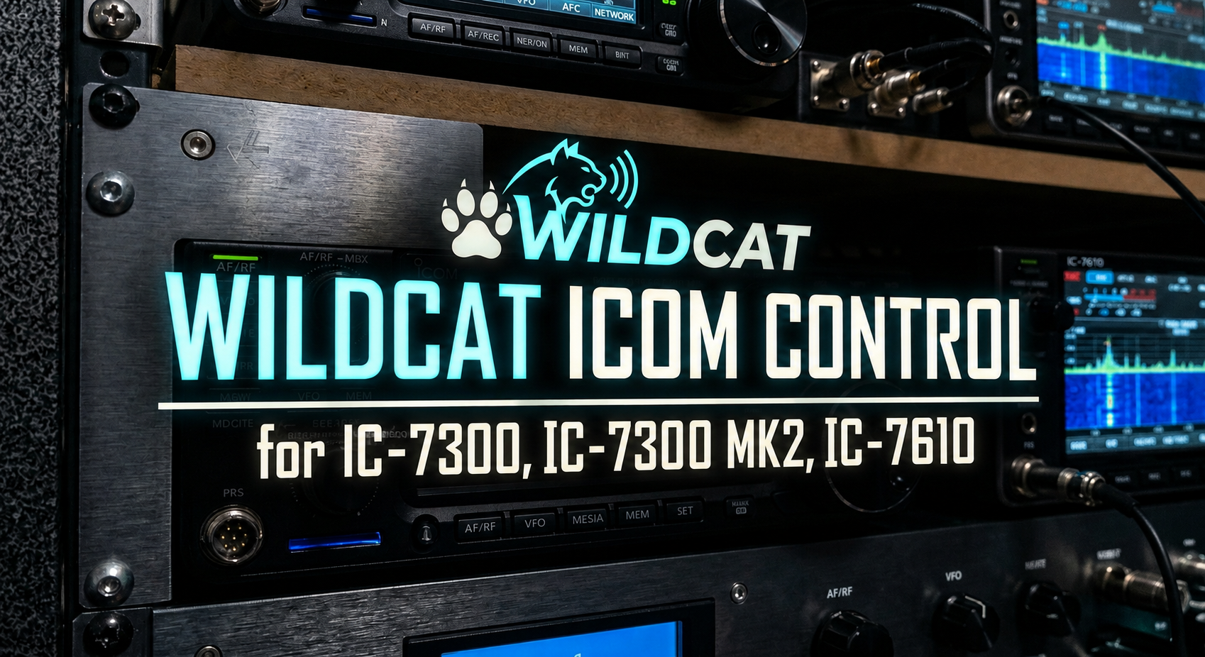 WildCat Control radio control panel interface