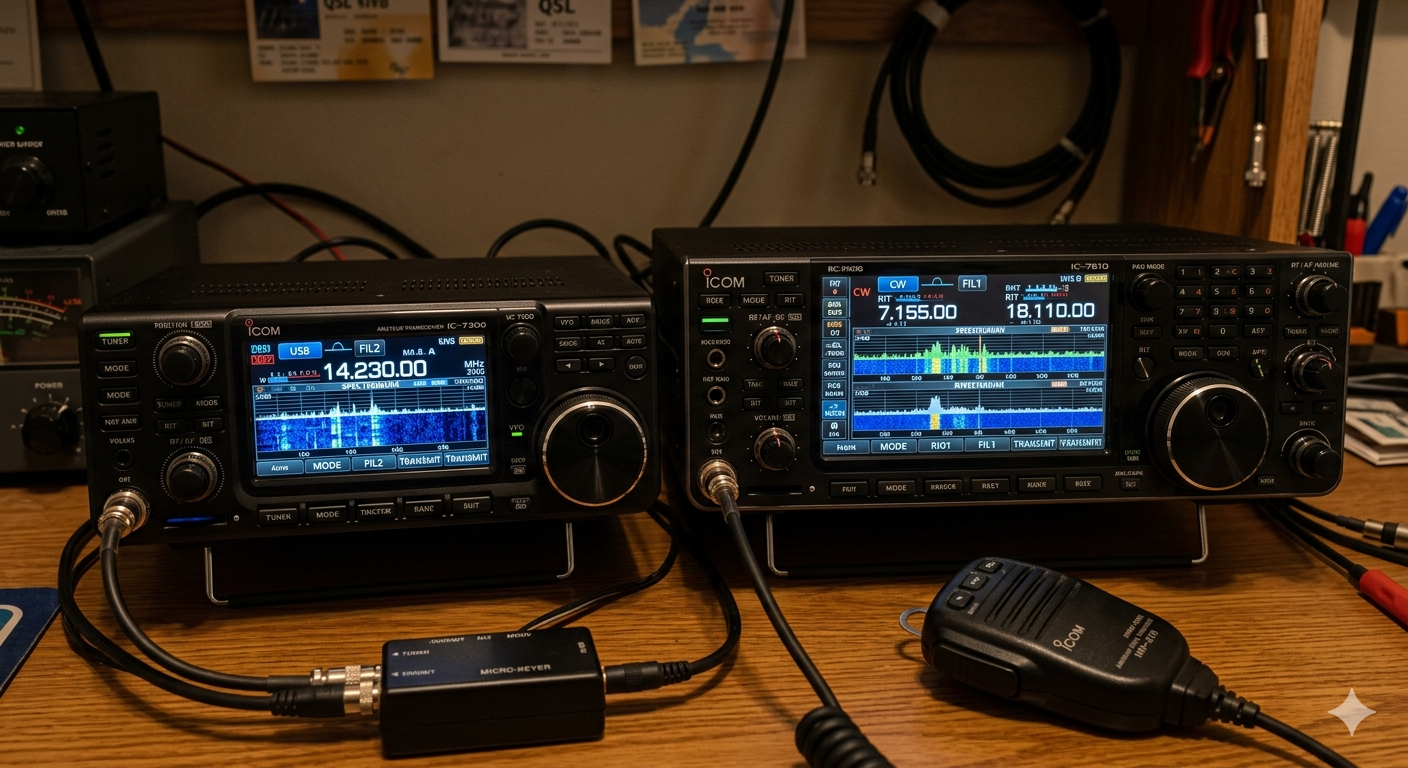 WildCat Control fast band and frequency tuning screen