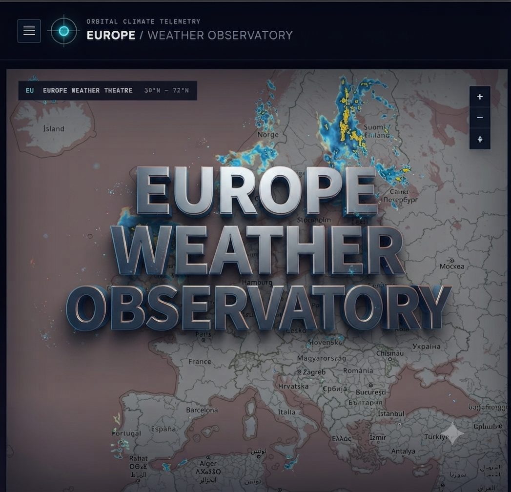 Orbital climate telemetry - Europe Weather Observatory