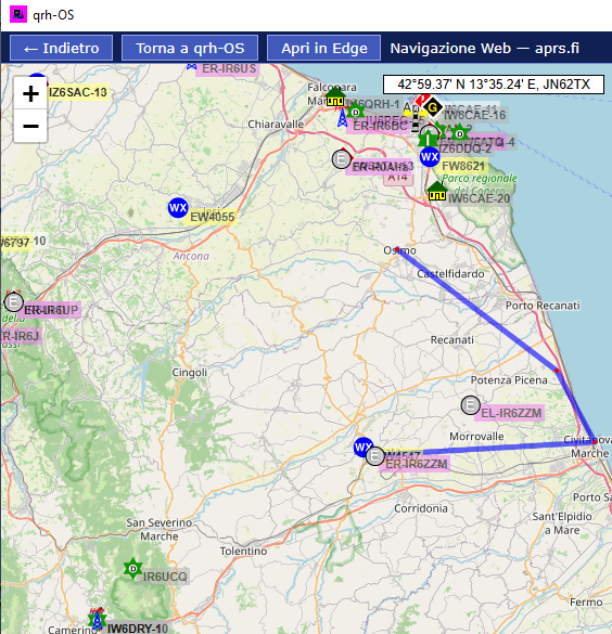APRS Live map