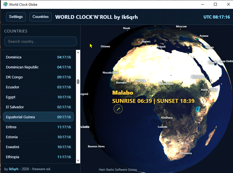 WORLD CLOCK'N'ROLL screenshot Snap2269