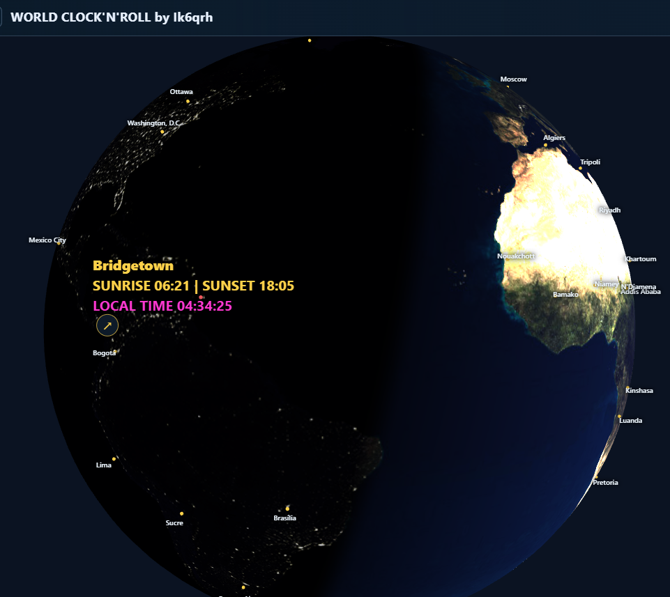 WORLD CLOCK'N'ROLL screenshot Snap2277